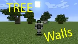 How to make tree walls in minecraft.