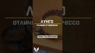 Лунго отличие от эспрессо short #shorts #barista #lungo