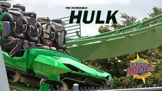 Incredible Hulk Coaster Ride Testing and Construction Update May 2016 - Islands of Adventure