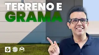 CRIANDO TERRENO E GRAMA REALISTAS | V-RAY 5.2