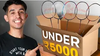 TOP 5 Rackets Under ₹5000 in 2024