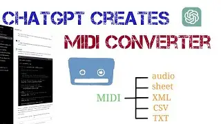 Creating MIDI Converters with ChatGPT in Google Colab