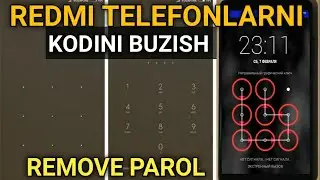 redmi telefonlarni kodini ochish | редми кодини бузиш | redmi 7A hard reset | asatullo officiall