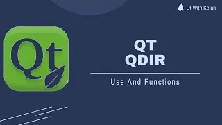 Qt QDir | Create And Delete Directory (Folders) | Qt C++ | Qt Creator | Qt Tutorial