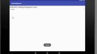 Load Spinner with string-array from resources xml