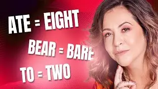 Words with the same PRONUNCIATION and different meanings in English