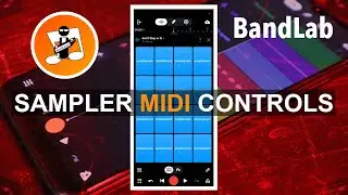How to use a midi controller with the sampler in bandlab