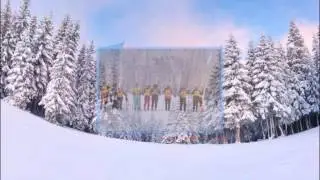 Новогодняя лыжная гонка  2015 год  с. Хомутинино.