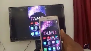 How to connect your mobile screen in your TV / Tamil Bhuvi in tamil