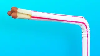 24 НЕВЕРОЯТНЫХ ИДЕИ И ХИТРОСТИ С ТРУБОЧКОЙ ДЛЯ ПИТЬЯ
