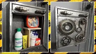 como hacer un botiquin estilo industrial