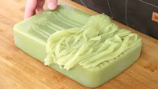 Authentic practice of mung bean jelly: without any addition, eat it now
