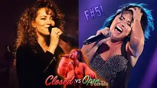 FAMOUS SINGERS | Closed VS Open Vowels!! (Same Note | Part. 5)