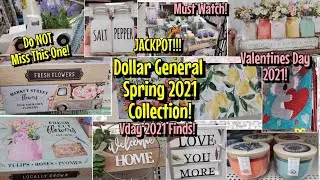 JACKPOT MUST WATCH DOLLAR GENERAL SPRING 2021 COLLECTION SHOP WITH ME