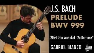 Gabriel Bianco performs J.S. Bach's 