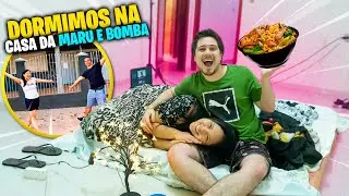 PASSAMOS A NOITE NA CASA NOVA DA MARU E BOMBA | Jeru e Cheru