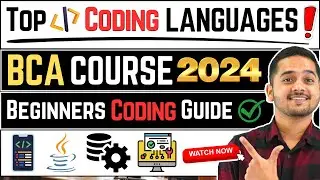 💥BCA Top Coding Languages 2024! Don't Miss! BCA Jobs & Coding Career🤩 