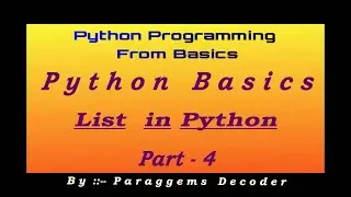 List Concatenation |List Assignment | Python Lists And List Functions | Python Tutorials 19