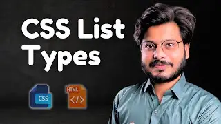 HTML & CSS Mastery: CSS Lists | Styling, Properties, Creative Effects | Web Development | Lec #41