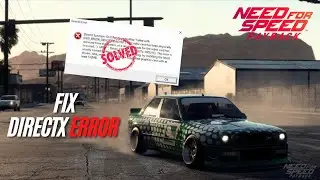 NFS PAYBACK: Fix DIRECTX Error / DIRECTX ERROR FIX !!!👈