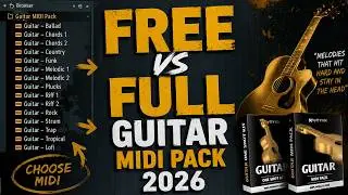 [FREE DOWNLOAD] Free vs Full Guitar MIDI Pack… HUGE Difference 😳🎸  
