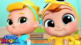 Little Yellow Chickadee | Little Angel Color Songs & Nursery Rhymes | Learn Colors & Shapes