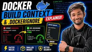 Docker Build Context & .dockerignore Explained 🐳 | Faster Builds (Hands-on)