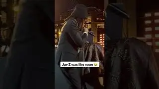Jay-Z Didn't Let Him Touch His Louis Vuitton Jacket😂
