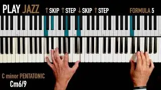 ✨Play Jazz 🎵 Skip Step Formulas #hitpiano #pianotutorial  #jazz