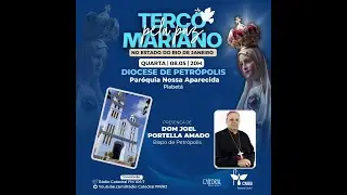 Terço Mariano pela Paz com Dom Joel na Paróquia Nossa Senhora Aparecida em Piabetá