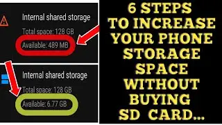 How To Increase Phone Storage On Android and IOS Devices Without Buying New SD Card_100% Working