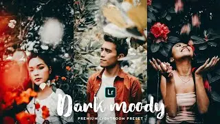 Lightroom mobile Free Preset DNG + XMP | Dark moody lightroom presets tutorial 