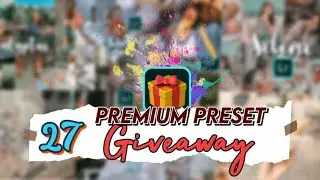 💎 SPECIAL LIGHTROOM PRESET GIVEAWAY | 2020 | CA EM