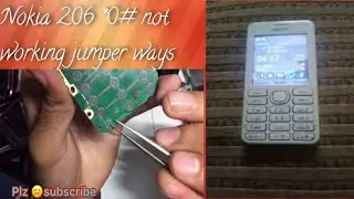 Nokia 206 keypad button *0# not working jumper ways