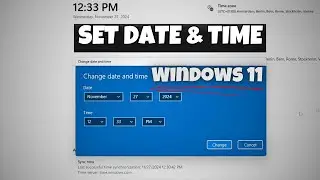 How To Set Date and Time Correctly in Windows 11 | Fix Wrong Date & Time Issue Windows 11 ✅