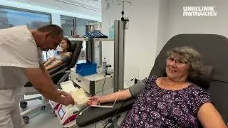 Eröffnung des Blutspendedienst in der Aachener Innenstadt