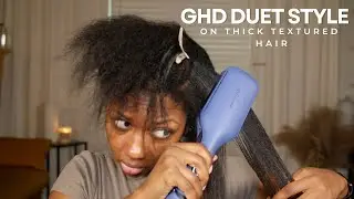 GHD Duet Style Review | Does it work on thick coils hair? | Niara Alexis