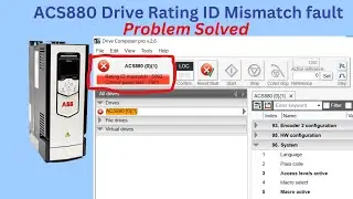 ABB ACS880: Drive Rating ID Mismatch fault 5093
