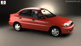 Daewoo Lanos (T100) 2000 3D model by 3DModels.org