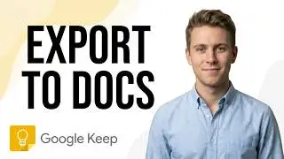 How to Export Google Keep Notes to Google Docs