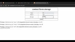 Contact Form Storage connect with PHP and MYSQL(part 2)