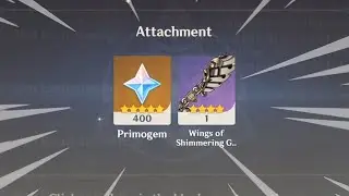 Genshin Impact Anniversary SURPRISE GIFTS!!! (400 Primogems + Wing) | Genshin Impact (原神)