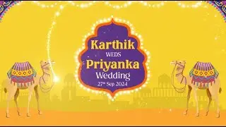 North Indian Wedding Invitation | Traditional Wedding Video Invitation | After Effects Template