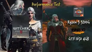 Witcher 3 PC Gameplay Ryzen 3 3200G with GTX 1650 4GB Performance Check | High Settings 1080p