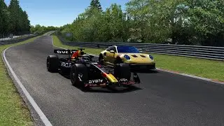 F1 2023 Redbull RB19 vs Supercars - Nordschleife Nurburgring