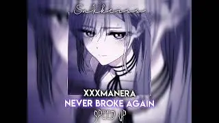 Xxxmanera - Never Broke Again (Speed up)