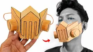 How To Make Mask With Cardboard | Homemade Cardboard Mask | Cardboard Craft Ideas