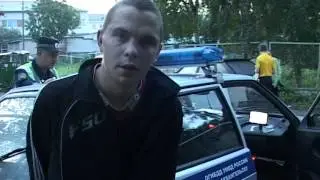 неповиновение водителя автомобиля Чери