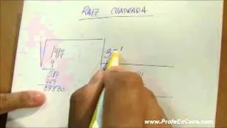 Como hacer una raiz cuadrada - alumnos de ESO