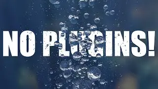 NO-PLUGIN rising bubbles in Cinema 4D